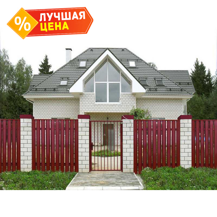 Штакетник М-образный А фигурный Grand Line 0,45 Print Premium Rowan Rowan
