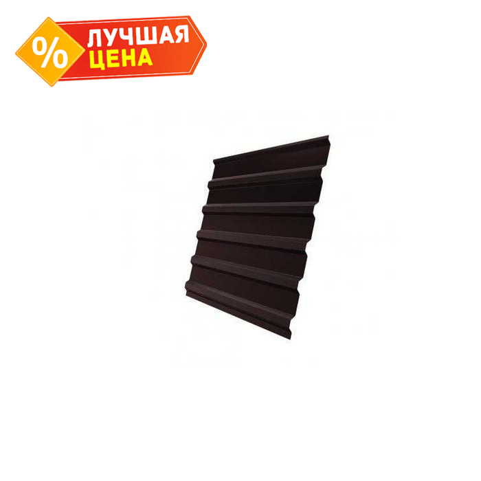 Профлист Grand Line С20В Velur 0.5 мм RAL 8017 Шоколад